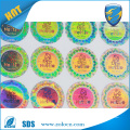 Cheap custom hologram sticker, holographic security label with transparent serial number